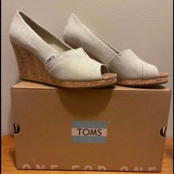 Toms Shoes - Toms Womens Wedge Sandals Size 8